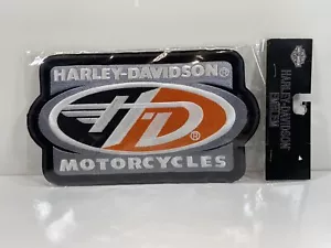 Harley Davidson Motorcycles Flight H-D gestickter Aufnäher/Emblem Lg 10” x 5 3/4” - Bild 1 von 3