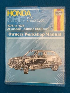 HAYNES HONDA CIVIC 1500 WORKSHOP MANUAL 1975 - 1976 BRAND NEW STILL WRAPPED - Picture 1 of 2
