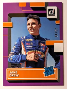 2023 DONRUSS RACING RATED RC PURPLE JAKE DREW 23/49 - Picture 1 of 2