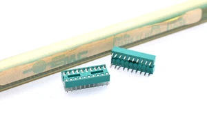 7x IC Sockel / Fassung von EMC, 20-pol., Low Cost, doppelter Federkontakt, NOS - Picture 1 of 6