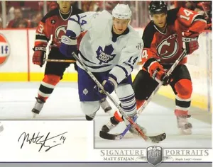 2006-07 BAP PORTRAITS - MATT STAJAN 8 X 10 AUTOGRAPHED PHOTO - Picture 1 of 1