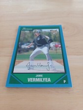 2007 Bowman Draft Blue Jamie Vermilyea #BDP8 Rookie RC #rd /399 Blue Jays $$