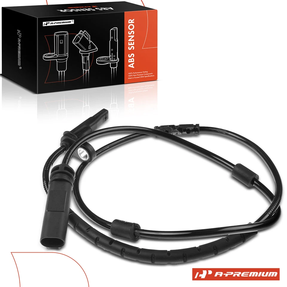 Sensor de velocidad de rueda ABS trasero derecho o derecho A-Premium para BMW 320i xDrive 13-18 2 pines Foto 1 de 4