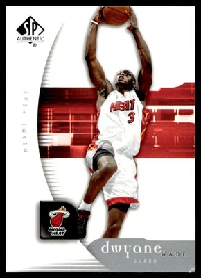 2005-06 SP Authentic Dwyane Wade Miami Heat #44 A42 Corner Damage - Image 1 of 2