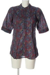 ICHI Blusa caída Mujeres Blusa Talla EU 36 azul-rojo-marrón look casual - Imagen 1 de 5