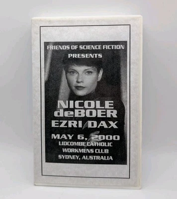 Nicole deBoer “Ezri Dax” (Star Trek DS9) – Rare Convention VHS Tape – Sydney AUS - Image 1 of 4