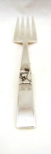Oneida Community Silverplate MORNING STAR 1948 Lote de 6 tenedores de postre para ensaladas usados - Imagen 1 de 7