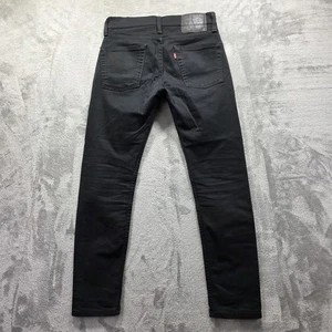 Levis 510 Jeans Mens 27x29 Black Skinny Stretch Denim Pants W27 L29 05510-4173 - Picture 1 of 11