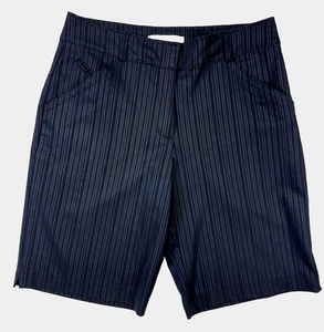 Nike Golf Women's Dri-FIT Bermuda Shorts Navy Sz 8 Activewear Stretch 10 Inseam - Picture 1 of 9