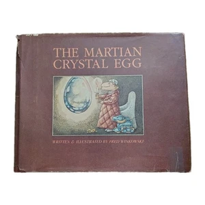 The Martian Crystal Egg Rare Vintage Children's Book Fred Winkowski Hardcover  - Picture 1 of 16