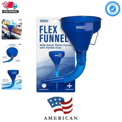 Funil flexível automotivo com mangueira | Funil de óleo flexível de boca larga para automóveis... - Imagem 1 de 4