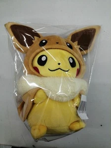 Pokemon Eevee Pikachu Plush Toy Poncho Dog/Cat Costume - Picture 1 of 4