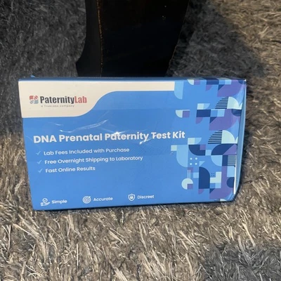 PaternityLab DNA Paternity Test Kit- Collection Kit for 1 Child + 1 Alleged Fath - Image 1 of 4