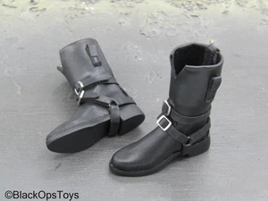 1/6 Scale Toy Mad Warrior - Black Boots (Peg Type) - Picture 1 of 7