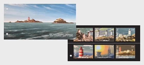 alderney 2024 Casquets Lighthouse 300 Years 1724 phares Leuchtturm 6v mnh PACK - Image 1 of 1