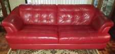 American Signature Luxury Red Sofa Couch