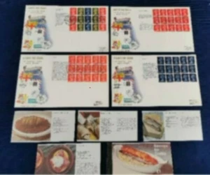 GB 1969 Stamps for Cooks booklet Panes on 4 MMB Wessex First Day Covers FDC - Picture 1 of 12