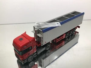 TEKNO HOLLAND SCANIA 124L 420 WEZENBERG KIPPER BULKTRAILER -1:50- GOOD - V70 - Picture 1 of 9