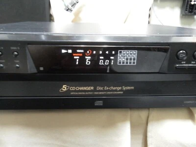 Sony CDP-CE375 5 Disc Carousel CD Changer - No Remote - Image 1 of 4