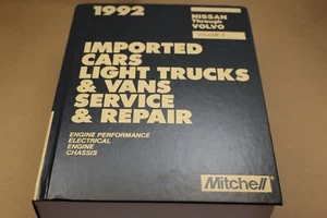 MITCHELL Imported Cars & Light Trucks & Vans Service & Repair Manual N-V 1992  - Picture 1 of 9