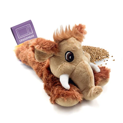 Habibi Plush Classic Wärmetier Mammut Kuscheltier Wärmekissen Wärmflasche