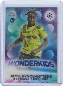 2022-23 TOPPS CHROME UEFA JAMIE BYNOE-GITTENS WONDERKIDS RC #W-2 DORTMUND - Picture 1 of 1