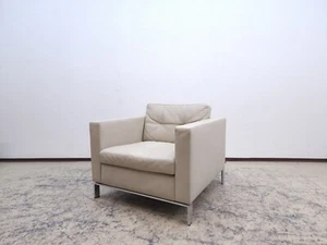 Walter Knoll Foster 502 Sessel grau Designersessel Echtledersessel leather seat - Bild 1 von 12