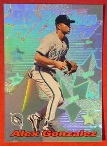 1999 Topps Alex Gonzalez #AM20 - All-Matrix '99 Rookie Rush (Marlins) - Picture 1 of 2