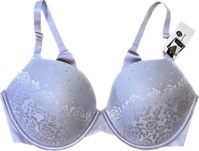 Sujetador Secret Treasures Talla 36D Púrpura, Encaje Push-Up Levantamiento Natural Foto 1 de 4