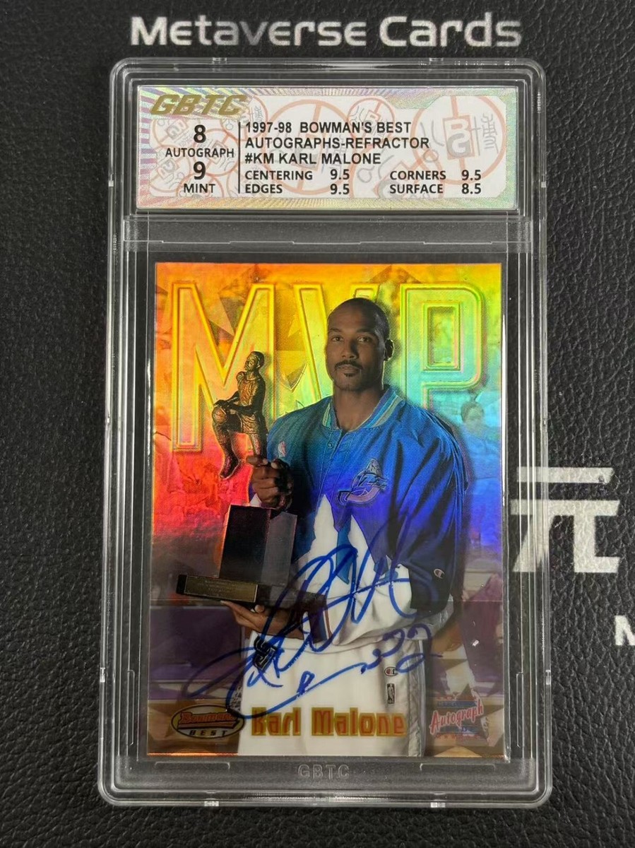 Bowman Best 98 MVP Auto サインカード カールマローン 【公式通販】