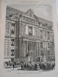 Gravure 1869 - Paris Nouveau Le guichet de l'Empereur - Picture 1 of 1