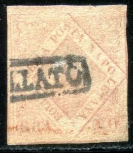 ASI Neapel 1859 Nr. 13 - 20gr. hellrosa - II Tafel gebraucht (m3140) - Bild 1 von 2