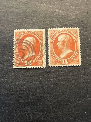 US Scott #O20,O21…12c-15c-Interior Department Used Ng - Image 1 of 2