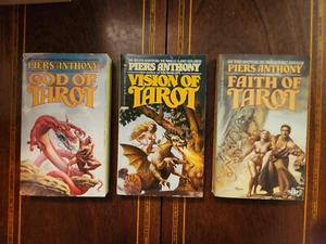 COMPLETE TAROT SERIES 1-3 PIERS ANTHONY VINTAGE FANTASY PB - Imagen 1 de 3