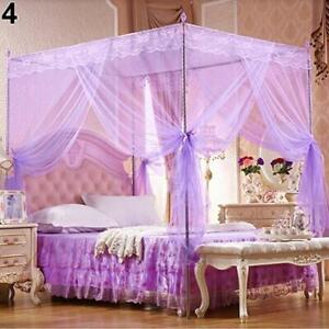 Romantic Princess Lace Canopy Mosquito Net No Frame For Twin Full Queen King Bed