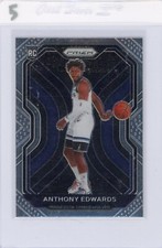 2020-21 Panini Prizm Anthony Edwards #258 Rookie RC 5
