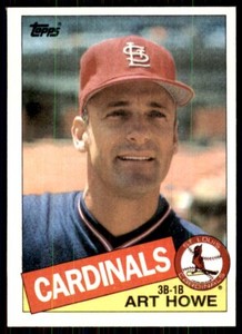 1985 Topps. Art Howe Baseball Cards #204