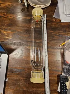 Ace Glas Chromatographie Säule ca. 393 mm L 90 mm Außendurchmesser Glas #50 Gewinde - Bild 1 von 5