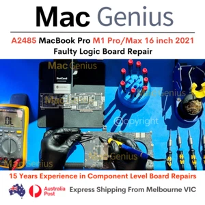 Apple MacBook Pro A2485 16 inch 2021 Faulty liquid Damaged Board Repair service - Picture 1 of 4