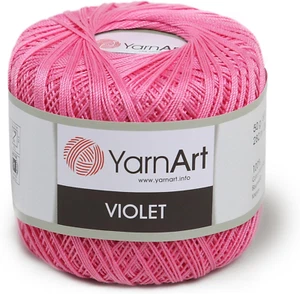Yarn Art 1 Skein Violet,100 Mercerized Cotton Yarn Threads Crochet Lace Hand Kn - Picture 1 of 4