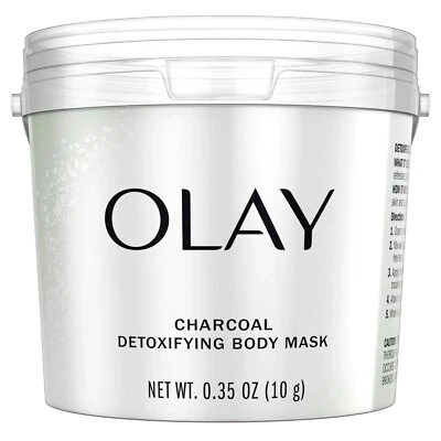 Olay Charcoal Detoxifying Body Mask Scrub for Women, 0.35 oz - Image 1 of 4