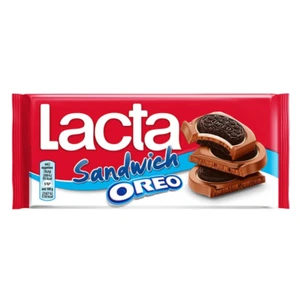 Lacta Greek Milk Chocolate with Sandwich Oreo 92g | (2 X 92) - Picture 1 of 1