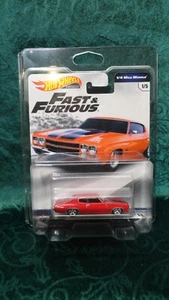 Chevrolet Chevelle SS 2017 Hot Wheels Fast and Furious 1/4 milla Muscle 1970 1/5 - Imagen 1 de 6