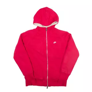 NIKE Sportswear Fleece Lined Hoodie Pink Full Zip Girls XL - Picture 1 of 6