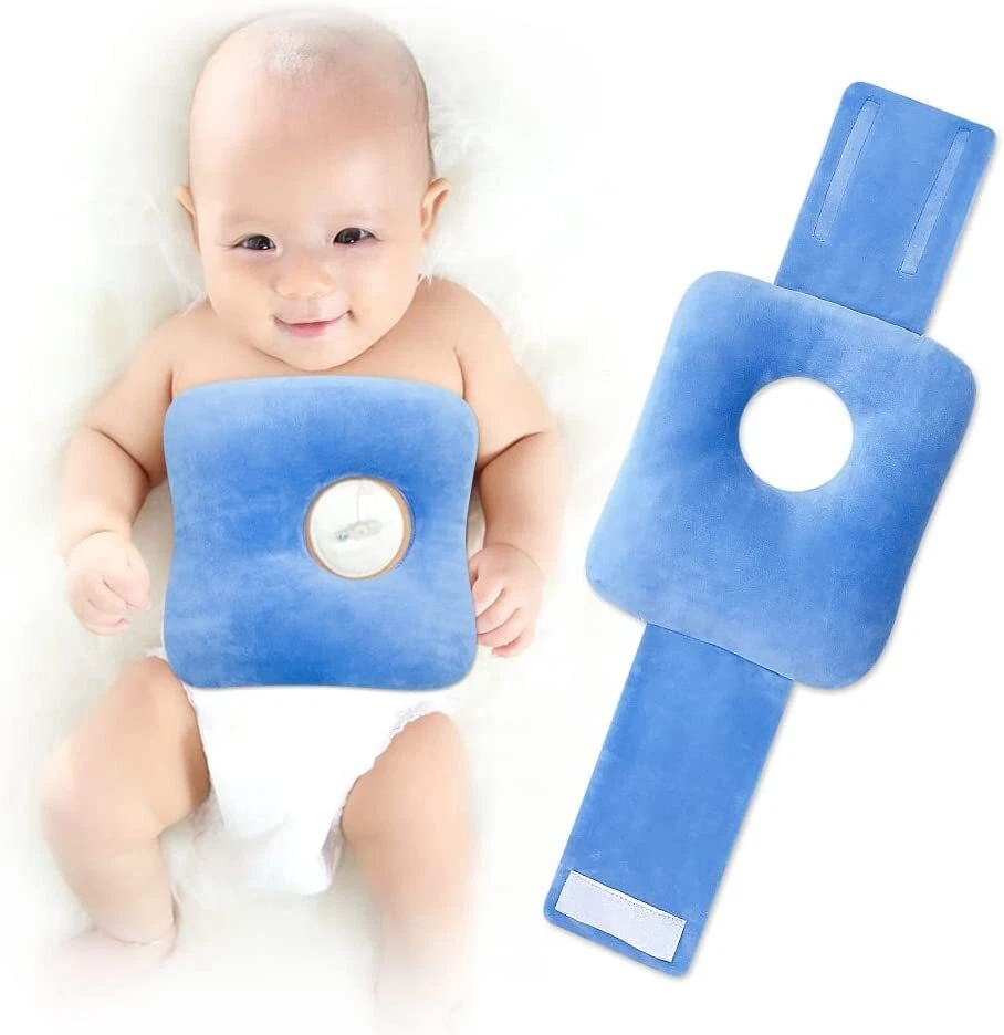 G Tube Tummy Time Pillow for Baby Feeding Tube Belt Pad Pillow with A Hole - Image 1 of 4