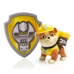 Paw Patrol Action Pack Pup & Badge, Rubble - Picture 1 of 1