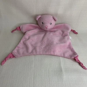 AURORA Baby Mädchen rosa Bär Stern Lovey Sicherheitsdecke Schnuller Puppe Knoten Krawatte - Bild 1 von 7