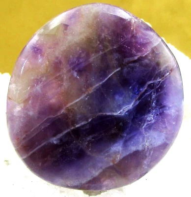 AMETHYST XL  Chakra   SCHEIBENSTEIN   TROMMELSTEIN   42 Gramm    Nr.13 - Bild 1 von 2