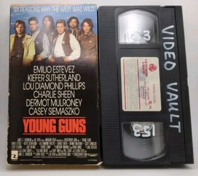 Young Guns VHS, Pre-owned, Good Condition, 1989 Vestron Video  Foto 1 de 2