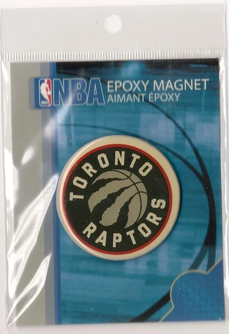 NBA Epoxy Magnet - Round 2.5'' Toronto Raptors - New Cover